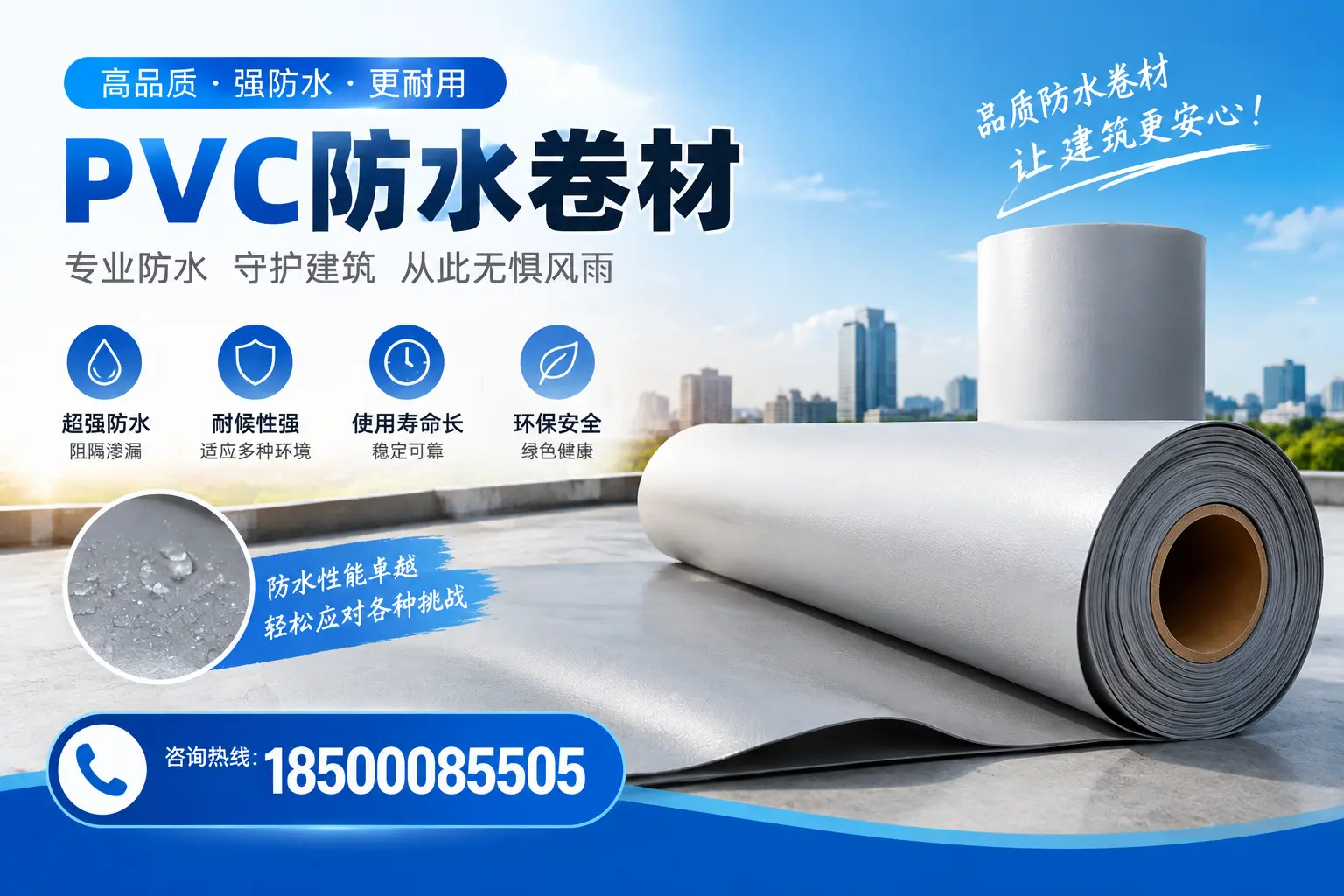如何选择高质量的PVC防水卷材？巴音郭楞消费者必看指南